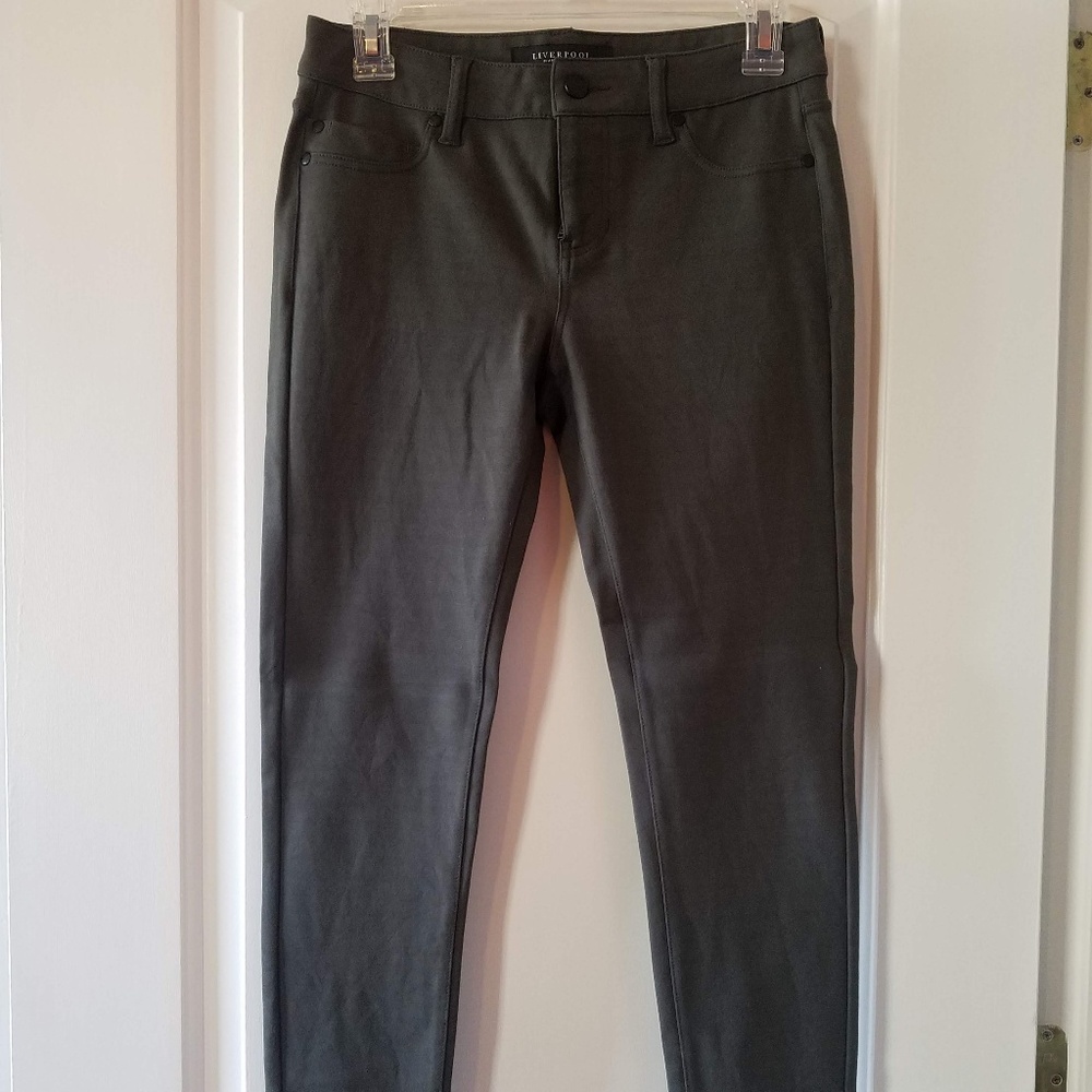 Liverpool - Grey Anita Skinny Pant